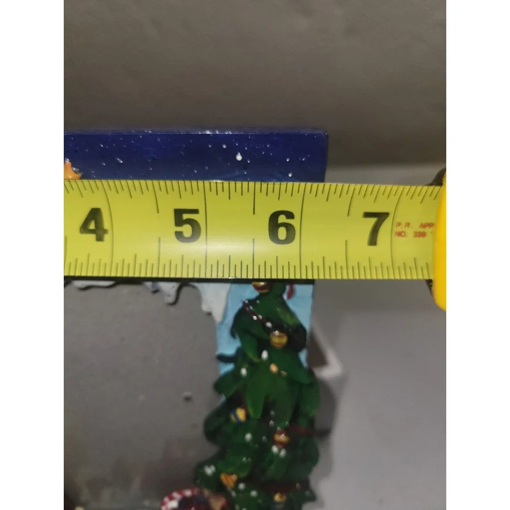 Vintage Christmas Picture Frame Santa's‎ List 9x6